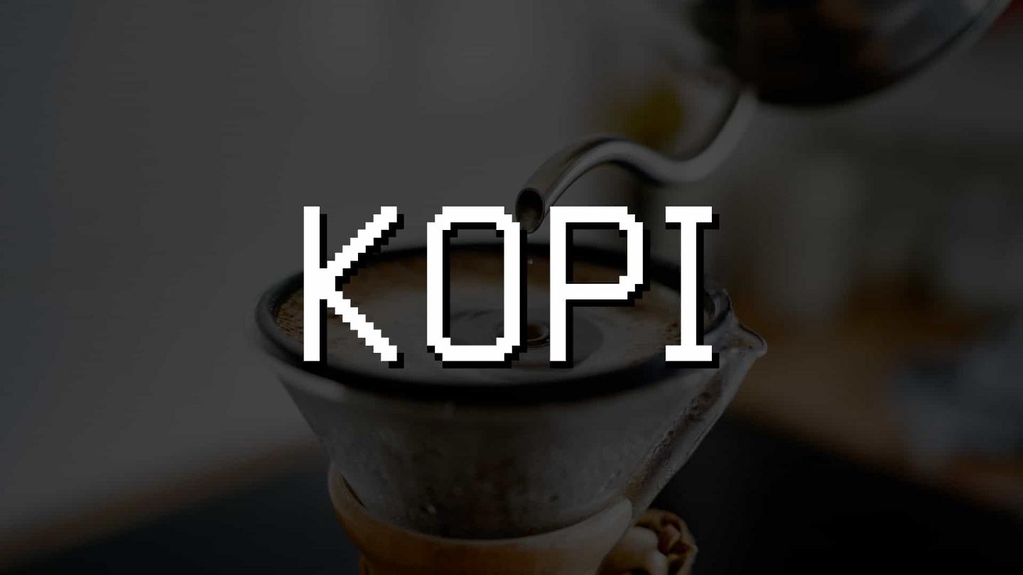 Kopi: Track Your Coffee Brewing & Consumption